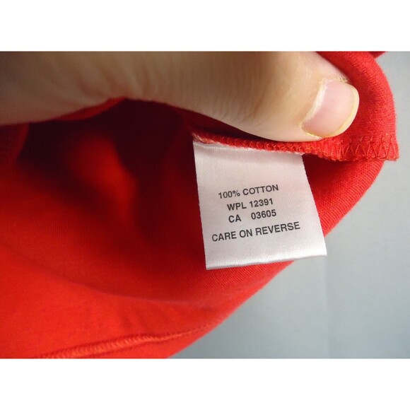 Northern Isles Collard Sleeveless V-neck Polo Womens Size Small Red New - Picture 6 of 9